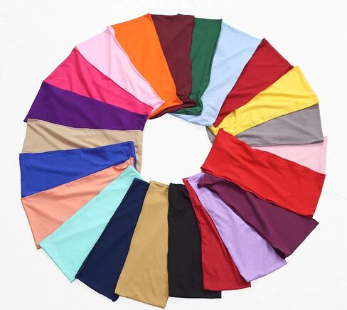 MDS Pack of 100 PCS Spandex Wedding Chair Bands Sashes Bow Tie for Wedding Decorations - Apple Green in Saudi Arabia