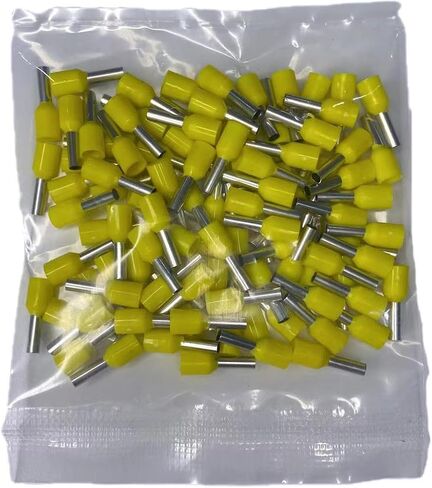 VE1508 AWG16 Wire Ferrules Terminals, 100pcs Blue AWG16 Terminal Connector Wire Insulated Cord Pin Ends Terminals for Electric, Industrial, Chemical Industry, Power Control System, etc.(Blue, 16AWG) in Saudi Arabia