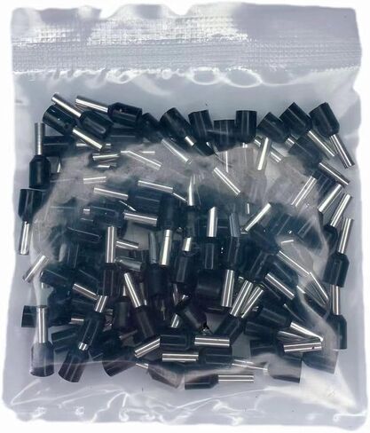 VE1508 AWG16 Wire Ferrules Terminals, 100pcs Blue AWG16 Terminal Connector Wire Insulated Cord Pin Ends Terminals for Electric, Industrial, Chemical Industry, Power Control System, etc.(Blue, 16AWG) in Saudi Arabia