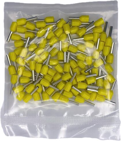 VE1508 AWG16 Wire Ferrules Terminals, 100pcs Blue AWG16 Terminal Connector Wire Insulated Cord Pin Ends Terminals for Electric, Industrial, Chemical Industry, Power Control System, etc.(Blue, 16AWG) in Saudi Arabia