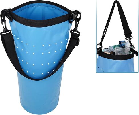 Portable Boat Trash Can, Waterproof Boating Garbage Container, Boat Accessories Storage Bag for Boat, Kayak, Yacht, PVC Laminated 10L in Saudi Arabia