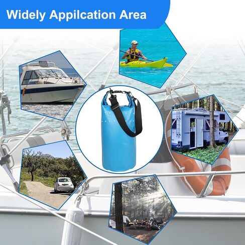 Portable Boat Trash Can, Waterproof Boating Garbage Container, Boat Accessories Storage Bag for Boat, Kayak, Yacht, PVC Laminated 10L in Saudi Arabia