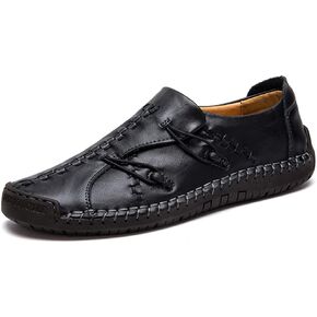 Mens Casual Loafers Driving Shoes Sneakers Walking Leather Slip on Penny Classic Moccasins Business Office