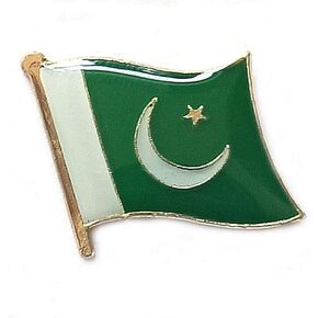 Pakistan National Flag International Travel Small Pins Enamel Made Metal Souvenir for Hat Clothes Backpack