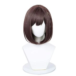Purple Ponytail Wig for Mafuyu Asahina Cosplay Wig Costume Girls Women Long Anime Wigs with Ponytails for Halloween Christmas with Cap (Purple)