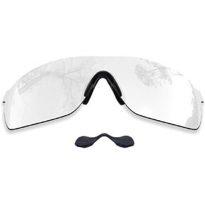 عدسات مستقطبة بديلة ووسادات أنف متوافقة مع نظارات Oakley EV Zero Pitch OO9383 الشمسية in Kuwait