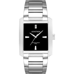 Armitron Men's Genuine Crystal Accented Bracelet Watch, 20/5493