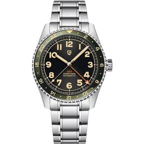 Pagani Design Men's Automatic Mechanical Watch NH34 Japanese Movement GMT Stainless Steel 200M Waterproof Business Watch 40mm