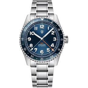 Pagani Design Men's Automatic Mechanical Watch NH34 Japanese Movement GMT Stainless Steel 200M Waterproof Business Watch 40mm