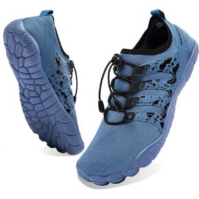 Men's Water Shoes Barefoot Quick-Dry Sports Shoes Aqua Socks for Swim Diving Surf Pool Aqua Sports Beach Walking Wide Toe Shoes