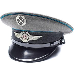 قبعة قناع جيش NVA الأصلية من ألمانيا الشرقية للقوات الجوية، قبعة عسكرية بلغت ذروتها، إصدار ضابط ألماني in Kuwait