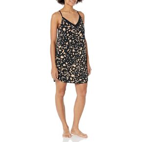 PJ Salvage Women's Loungewear Black Cheetah Chemise
