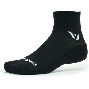 Swiftwick- PURSUIT TWO Trail Running & Cycling Socks, Merino Wool, Max Durability