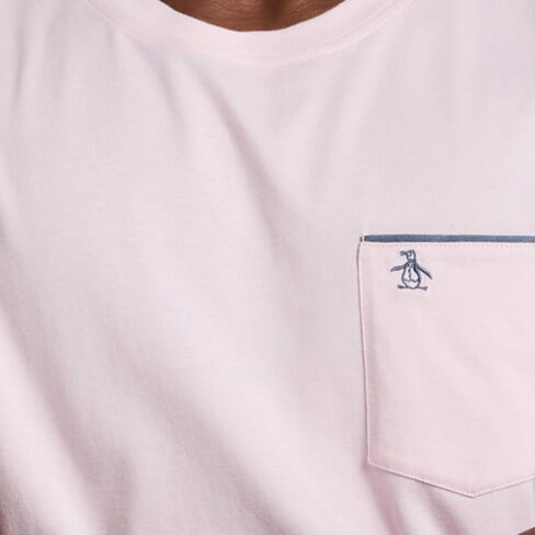 تي شيرت رجالي ذو فتحة رقبة دائرية وجيب من Original Penguin in Saudi Arabia