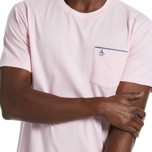 تي شيرت رجالي ذو فتحة رقبة دائرية وجيب من Original Penguin in Saudi Arabia