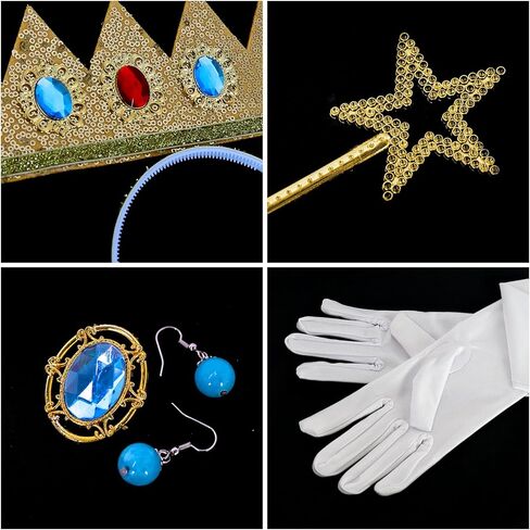 أزياء الأميرة الخوخ من PENDELY للفتيات، فستان الأميرة الخوخ للأطفال 6 7 8 9 10 11 12 سنة أزياء الهالوين التنكرية in Kuwait