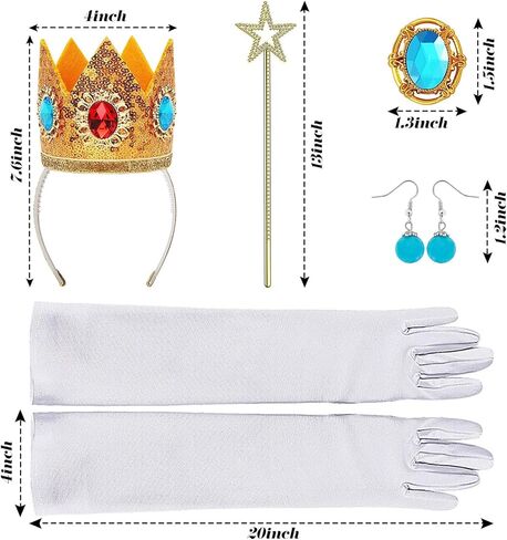 أزياء الأميرة الخوخ من PENDELY للفتيات، فستان الأميرة الخوخ للأطفال 6 7 8 9 10 11 12 سنة أزياء الهالوين التنكرية in Kuwait