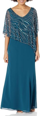 J Kara Women's Petite Capelet Dress in Saudi Arabia