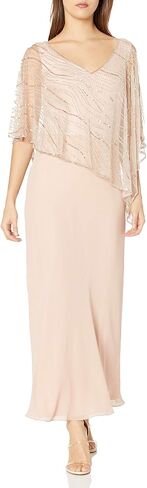 J Kara Women's Petite Capelet Dress in Kuwait