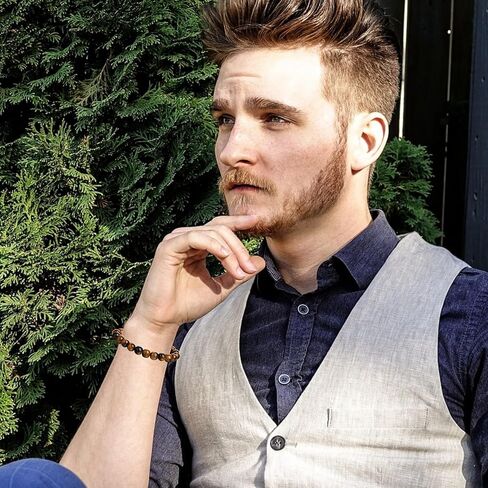 Gifts for Women Men, 4 PCS 8mm Healing Crystal Bracelet for Women Men, Christmas Gifts Friendship Bracelets Natural Gorgeous Semi-Precious Stone Beads Stretch Jewelry in Kuwait