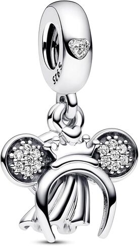 سوار بدلاية على شكل زهرة بانسي للنساء من اتش زينيو من الفضة الاسترلينية والكريسماس وعيد الام والهالوين واعياد الميلاد والكريسماس، هدية مجوهرات in Kuwait