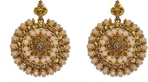 قلادة على الطراز الهندي، مجموعة قلادة مع حلق ومانغ تيكا in Kuwait