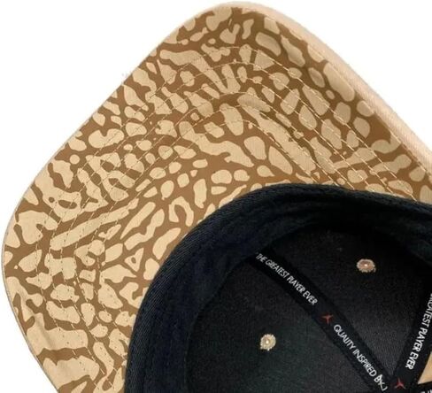 قبعة/قبعة Nike Jordan Golf Rise Snapback للبالغين من الجنسين (قنب/أسود، M/L) in Kuwait