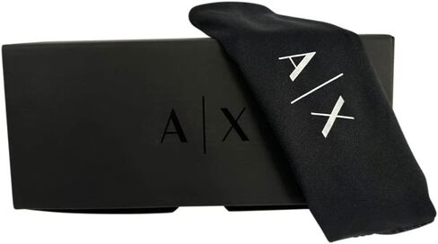Armani Exchange AX4074S Rectangle Sunglasses for Men + BUNDLE with Designer iWear Care Kit in Saudi Arabia