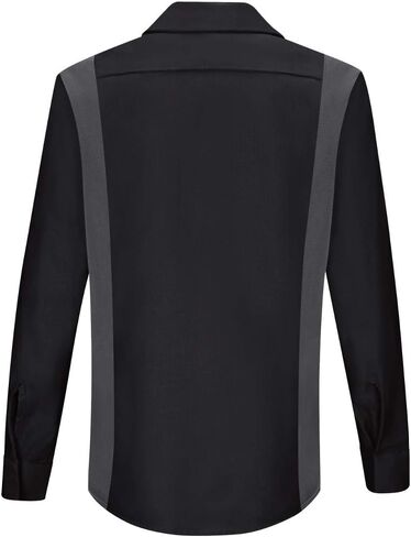 Red Kap womens Performance Plus Shop With Oilblok Technology Shirt, Black With Charcoal Mesh, Small US in Saudi Arabia