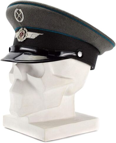 قبعة قناع جيش NVA الأصلية من ألمانيا الشرقية للقوات الجوية، قبعة عسكرية بلغت ذروتها، إصدار ضابط ألماني in Kuwait