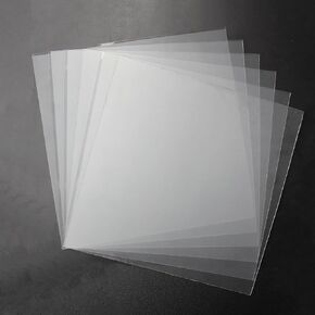 Plexiglass Sheets 12x12"x0.04" PET Sheet Panels Clear Acrylic Sheet Panels for Craft, Picture Frames, Sign Blank, DIY Display Project(6 Packs) in Saudi Arabia
