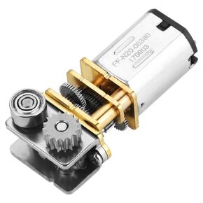 Gear Motor, DC12V 11RPM N20 Right Angle Metal Micro Gear Motor Low Speed Low Noise Brush DC motor for 3D Printing Pen