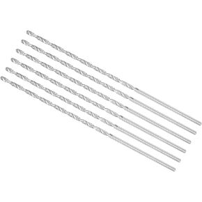 Extra Long Twist Drill Bit, 3mm Drill Diameter 160mm Total Length, High Speed Steel Twist Drill Bit - (Applications: for Copper Metal Wood Aluminum), 6-Pieces