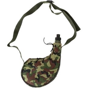 800ml Outdoor Military Canteen Water Bottle with Belt and Cover Tactical Camo Water Bottle Pouch Bag for Camping,Hiking,Climbing,27 OZ