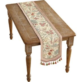 patdrea Designer Elegant Wild Tigers Velvet Table Runner, Wheat Color with Animals Texture Pattern Table Mat, Decoration for Kitchen Dining Coffee Table Cabinet Banquet Thanksgiving,12"*71"