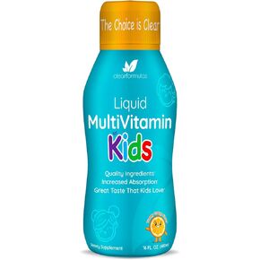 Liquid Multivitamin for Kids - Sugar Free Kids Vitamins -16 oz, 32 Servings