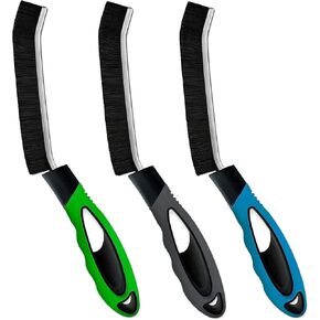 3 Pcs Hard Bristle Crevice Cleaning Brush - Multifunctional Crevice Cleaning Tool for Household Use, Small Cleaning Brushes for Tight Spaces, Gap Cleaning Brush, Thin Bristled Brush for Narrow Spaces