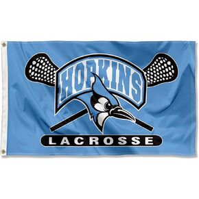 JHU Blue Jays Large Lacrosse 3x5 College Flag