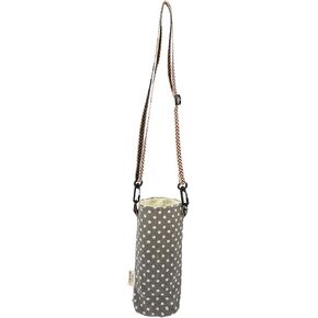Diagonal Cup Bag Suspend Water Bottle Sling Water Bottle Carrier Sports Bottle Holder Insulated Bottle Bag Bottle Pouch Bottle Bag with Strap Flax Glass Bottle Cap Diagonal Span