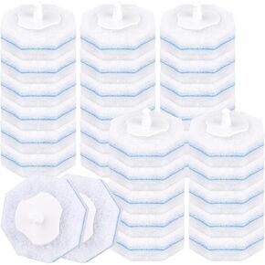 RLOW Disposable Toilet Brush Set with 20 Refills, Toilet Bowl Brush and Holder Disposable Toilet Cleaning System- Toilet Brush, Storage Caddy and 20 Refill Heads for Bathroom Cleaning in Saudi Arabia