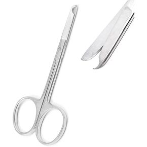 Stitch Scissors 4.5" Stainless Steel Hook Dental Veterinary Instruments