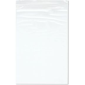 Plymor 10" x 15" (Pack of 100), 2 Mil Zipper Reclosable Plastic Bags