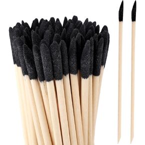 100pcs Beveled Sanding Sticks, Fine Detailing Wood Sanding Tools for Woodworking Plastic Models 280 Grits Polishing Sticks for Nails Craft Jewelry Making