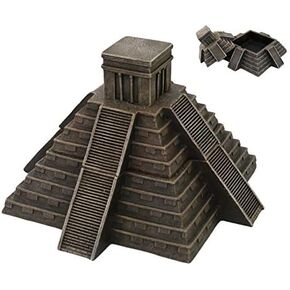Pacific Giftware Mesoamerican Aztec Pyramid Box Collectible Desktop Decorative Accessory Trinket Box 5.25 inches Tall