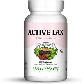 Maxi Health Active Lax - Laxative Support Capsules, 120 Count, PL
