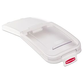 Rubbermaid Commercial Sliding Lid with Scoop for ProSave Food Storage Bin, 29-Inch, Clear, FG9F7700CLR