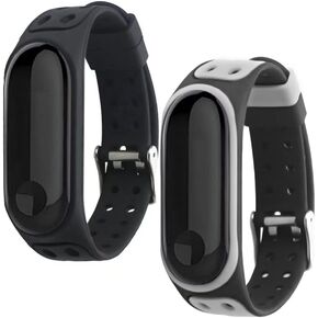 Compatible with Xiaomi Mi Band 7 Band,Mi Band 6 Silicone Replacement Strap Wristband