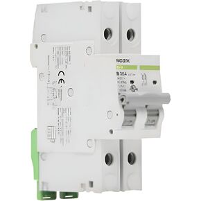 قواطع دوائر Noark المصغرة، B1N UL 489، 2P، D Curve، 10A، 10 kA، 240 Vac / 125 Vdc، صندوق العروة 1000119 B1N2D10 in Kuwait