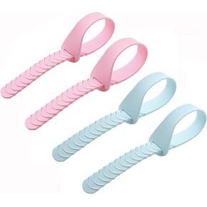 4 Pack Fashion Toilet Seat Lifter,Avoid Touching Toilet Seat Handle Seat Cover Lifter,Handle Hygienic Clean, Toilet lid handle,Adhesive,Hygiene(Two-Color)