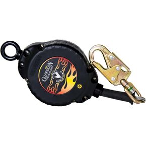 Guardian Fall Protection 42000 Velocity Cable SRL – 16 ft. Self Retracting Lifeline with Carabiner & Connector